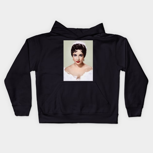 Elizabeth Taylor Kids Hoodie by KOTFILMS